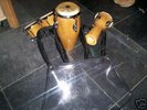LP portable Percussion Set - bongo, djembe, derbuka