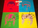 Queen HOT SPACE * FULLY SIGNED * LP sleeve + history