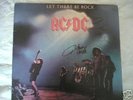 AC/DC BON SCOTT SIGNED LET THERE BE ROCK ALBUM