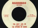 EPITOME OF SOUND You Don't Love Me 45 NORTHERN SOUL