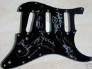 IRON MAIDEN signed ELECTRIC GUITAR PICK GUARD