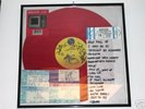 Wilco - A.M. AUTOGRAPHED original LP red vinyl rare