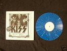 KISS   FRIED ALIVE   BLUE MARBLE   record  lp  vinyl