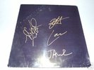 Metallica Black album LP vinyl autographed signed w COA