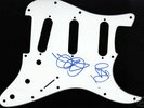 LED ZEPPELIN GUITAR PICK GUARD ROBERT JIM SIGNED W/COA