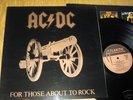 ACDC AC/DC For Those About to Rock LP 81' SPANISH COVER
