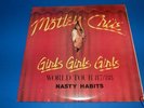 MOTLEY CRUE 'Girls, Girls' Nasty Habits 87/88 tour 2LP