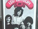 Led Zeppelin large org promo poster Atlantic 1968 debut