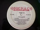TONY G - TONYS  SONG *ORIGINAL PRESS\LABEL NR MINT*