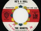 RARE SURF 45 BRIAN WILSON -  HONEYS HE'S A DOLL LISTEN