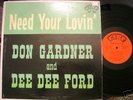 LP DON GARDNER & DEE FORD-Need Your Lovin' on Fire NM