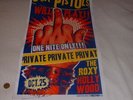 SEX PISTOLS 30TH ANNIVERSARY POSTER THE ROXY LA, SIGNED