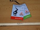 Pink Floyd NICK MASON Signed DRUMSTICK + Passes, Photos