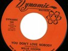 Willie Cooper & The Webs Northern Soul 45 on Dynamic