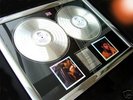 GEORGE MICHAEL  FAITH 2 X  PLATINUM RECORD AWARD RARE
