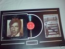 Leonard Cohen Authentically Signed Picture and LP