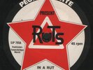 THE RUTS- In A Rut Orig-45/Signed & Annoted By Paul Fox