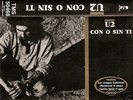 U2 WITH OR WITHOUT YOU RARE ARGENTINE CASSETTE EP