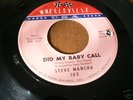 Steve Mancha  45 RPM $600-$800 Book Value