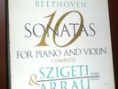 BEETHOVEN SONATAS 4 lp Box JOSEPH SZIGETI CLAUDIO ARRAU