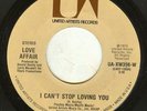 LOVE AFFAIR I Can't Stop Loving You UNITED ARTIS Record