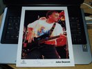 JOHN DEACON Queen * rare SIGNED Parlophone PROMO photo