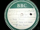 Glenn Miller BBC Acetate 78 RPM Record