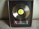 ROLLING STONES ORIGINAL PLATINUM RIAA SALES AWARD