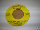 ANN SEXTON - YOU'VE BEEN GONE TOO LONG - ORIG SEVENTY 7