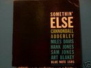 Cannonball Adderley Somethin' Else MONO DG Blue Note LP