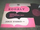 JANOS STARKER LP PERIOD 510 KODALY UNACCOMPANIED CELLO