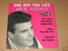Rick Nelson, EP, Decca, ED 2760, Pic Slv, 1950s, EXC