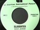 Rare BLAXPLOITATION Radio Spot Funk 45 SLAUGHTER