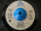 mandrill TOO LATE northern modern soul WLP SUPER RARE