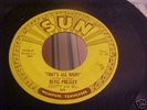 Elvis Presley - That's All Right - Sun 209 -1954