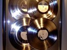 Pink Floyd Platin XXL Schallplatte Platinum Record