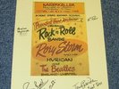 Beatles Orig Signed Kaiserkeller Lithograph Very Rare
