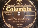Charlie Lincoln, Columbia 14475, E- to E