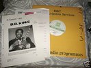 BB KING    live concert   BBC Transcription lp B B