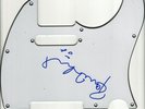 ROLLING STONES SIGNED GUITAR SCRATCH PLATE WITH COA