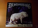 DESTROYER 666 Unchain Lp blue wax 1st press RARE