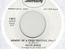DAVID BOWIE - MEMORY OF A FREE FESTIVAL - PROMO 7