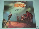 Signed Autographed AC DC ACDC Vintage LP Album x5 SCOTT