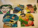 Vintage Batman Robin Penguin Joker 45 RPM Records