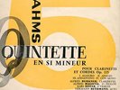RARE -- BRAHMS Quintette on French 10' LUMEN LD 403 NM