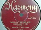 3)  BIX BEIDERBECKE w/ BROADWAY BELL-HOPS HARMONY 504-H