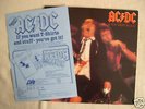 AC/DC - If You Want Blood, UK Lp with Promo insert,ACDC