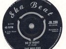THE WAILERS: DO IT RIGHT. UK SKA BEAT