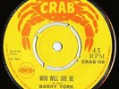 Barry York - Who Will She Be - ROCK-STEADY *LISTEN*