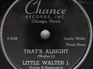 CHANCE 1116 LITTLE WALTER J. CHICAGO HARP BLUES RARE N-